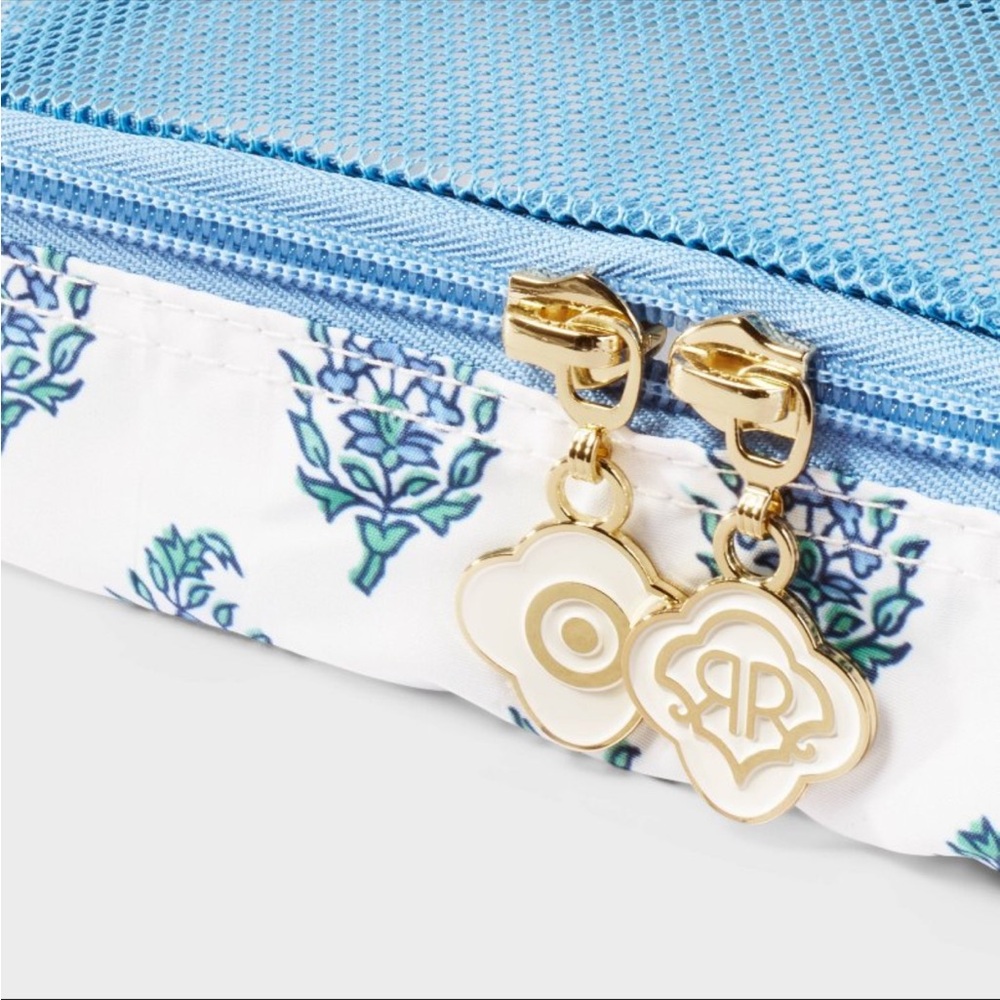 Roller Rabbit Blue Floral & Patterned Packing Cube Set - Picture 6 of 6